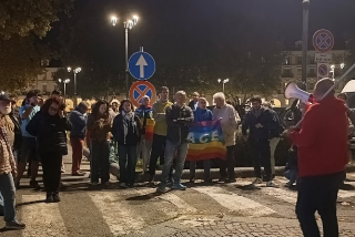 Asti - Presidio della Cgil per Gaza e a sostegno della Flotilla